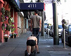 Watch the real male humiliation in public places
